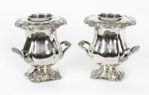 Antique Pair French Doublé Wine Coolers C1830 19thc