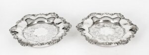 Antique  Pair Old Sheffield Silver Plated Wine Coasters 19th Century | Ref. no. X0025 | Regent Antiques