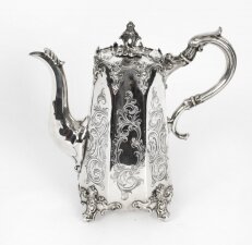 Antique Victorian Silver Plated Coffee Pot 19th Century | Ref. no. X0031 | Regent Antiques