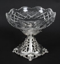Antique Victorian Silver-plate & Cut Crystal Centerpiece 19th C | Ref. no. X0050 | Regent Antiques