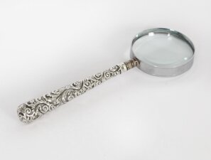 Antique Edwardian Sterling Silver Magnifying Glass Adie & Lovekin Ltd 1907 | Ref. no. a3924 | Regent Antiques