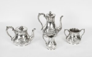 Antique Victorian Silver Plated Four Piece Tea & Coffee Set 19th C | Ref. no. x0085 | Regent Antiques