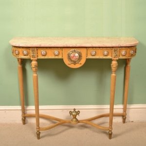 Vintage French Console Table Sevres Porcelain Ref No 05740 Vintage French Console Table Sevres Porcelain