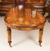 Stunning Bespoke Handmade Burr Walnut Marquetry Dining Table & 10 Chairs | Ref. no. 00059a | Regent Antiques