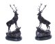 Pair of Bronze Stags | Bronze Stag Sculptures | Ref. no. 00136a | Regent Antiques