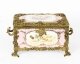 Vintage Large Russian Revival Rose Pink Porcelain Jewellery Casket 20th C | Ref. no. 00209 | Regent Antiques