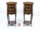 Vintage Pair Victorian Burr Walnut Cabinets Side Tables 20th C | Ref. no. 00653 | Regent Antiques