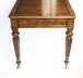 Vintage Gillows Style Burr Walnut Writing Table Desk 20th Century | Ref. no. 00775W | Regent Antiques