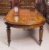 Large Marquetry Dining Table & Chairs Set | Bespoke Burr Walnut 12ft Dining Table | Ref. no. 00917a | Regent Antiques