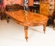 Bespoke Handmade 12ft Burr Walnut Marquetry Dining Table & 12 Chairs | Ref. no. 00917b | Regent Antiques