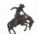 Vintage Wild West Cowboy After Remington Bronze 20th Century | Ref. no. 01278a | Regent Antiques