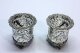 Vintage Pair Silver Plated English Wine Coasters 20th C | Ref. no. 01350a | Regent Antiques