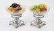 Vintage Pair of  English Silver Plate & Cut Glass Compotes 20h C | Ref. no. 01357 | Regent Antiques