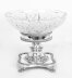 Vintage Pair of  English Silver Plate & Cut Glass Compotes 20h C | Ref. no. 01357 | Regent Antiques