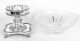 Vintage Pair of  English Silver Plate & Cut Glass Compotes 20h C | Ref. no. 01357 | Regent Antiques