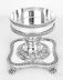Vintage Pair of  English Silver Plate & Cut Glass Compotes 20h C | Ref. no. 01357 | Regent Antiques
