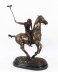 Bronze Sculpture Polo Player | Galloping Horse Bronze Sculpture | Ref. no. 01642 | Regent Antiques