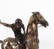 Bronze Sculpture Polo Player | Galloping Horse Bronze Sculpture | Ref. no. 01642 | Regent Antiques