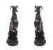 Vintage Pair of Large Art Deco Revival Bronze Seated  Dogs 20th C | Ref. no. 01828a | Regent Antiques