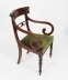 Vintage Set 12 English Regency Revival Bar Back Dining Chairs 20th C | Ref. no. 01968d | Regent Antiques