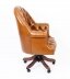 Bespoke English Hand Made Leather Directors Desk Chair Bruciato | Ref. no. 02332K | Regent Antiques
