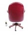 Bespoke English Hand Made Leather Directors Desk Chair  Burgundy | Ref. no. 02332b | Regent Antiques