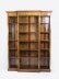 Bespoke Sheraton Revival Breakfront Burr Walnut Open Bookcase | Ref. no. 02512a | Regent Antiques