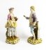 Pair Dresden Style Hand Painted Porcelain Figures late 20th Century | Ref. no. 02616 | Regent Antiques
