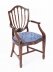 Vintage Pair Hepplewhite Revival Arm Chairs Desk Chairs 20th Century | Ref. no. 02973e | Regent Antiques