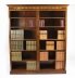 Bespoke Burr Walnut Sheraton Style Open Bookcase | Ref. no. 04067c | Regent Antiques