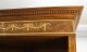 Bespoke Pair Sheraton Revival Inlaid Walnut Open Bookcases | Ref. no. 04067d | Regent Antiques