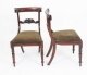 Vintage Set 8 Regency Revival Mahogany Bar Back Dining Chairs 20th C | Ref. no. 04232h | Regent Antiques