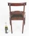 Vintage Pair Regency Revival Mahogany Bar Back Dining Chairs 20th C | Ref. no. 04232k | Regent Antiques