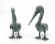 Vintage  Pair of Bronze Verdigris Pelicans 20th C | Ref. no. 04293a | Regent Antiques