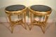Vintage Pair of Louis Revival Giltwood Marble Top Occasional Tables 20th C | Ref. no. 04369 | Regent Antiques