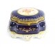 Gilded & Hand Painted Blue Royale Porcelain Jewellery Casket 20th century | Ref. no. 04565 | Regent Antiques
