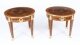 Vintage Pair of French Empire Revival  Burr Walnut  Side Tables 20th C | Ref. no. 04921 | Regent Antiques