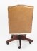 Bespoke English Handmade Gainsborough Leather Desk Chair Tan | Ref. no. 05071 | Regent Antiques