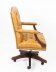 Bespoke English Handmade Gainsborough Leather Desk Swivel  Chair Buckskin | Ref. no. 05071d | Regent Antiques