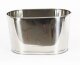 Vintage 5 Bottle Silver Plated Wine Cooler Ice Bucket 20th C | Ref. no. 05222s | Regent Antiques