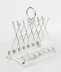 Vintage Silver Plated Letter Toast Rack Crossed Golf Clubs 20th C | Ref. no. 05225 | Regent Antiques