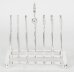 Vintage Silver Plated Letter Toast Rack Crossed Golf Clubs 20th C | Ref. no. 05225 | Regent Antiques