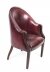 Bespoke English Handmade Leather Desk Chair Burgundy | Ref. no. 05388ox | Regent Antiques