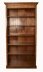 Vintage Pair Sheraton Style Burr Walnut Open Bookcases Late 20th C | Ref. no. 05519a | Regent Antiques