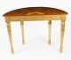 Vintage Pair Giltwood Half Moon Marquetry Console Tables 20th C | Ref. no. 05769 | Regent Antiques
