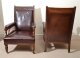 Antique Pair of English Walnut Leather Armchairs 19th C | Ref. no. 05822x | Regent Antiques