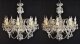 Vintage Pair Venetian 8 Light Chandeliers 20th Century | Ref. no. 05870 | Regent Antiques