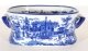 Vintage Blue & White Porcelain Planter Jardiniere 20th Century | Ref. no. 05916s | Regent Antiques