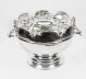 Silver plated Monteith caviar set | Ref. no. 05958 | Regent Antiques