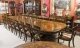 Large Dining Table & Chairs Set | Marquetry Dining Table & Chairs Set | Large Conference Table | Ref. no. 06494a | Regent Antiques